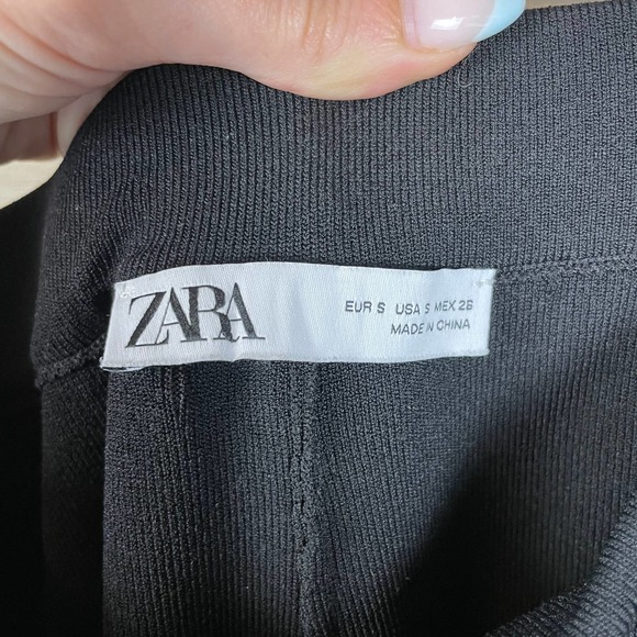 Zara Wide Leg Dart Pants - Picture 9 of 11